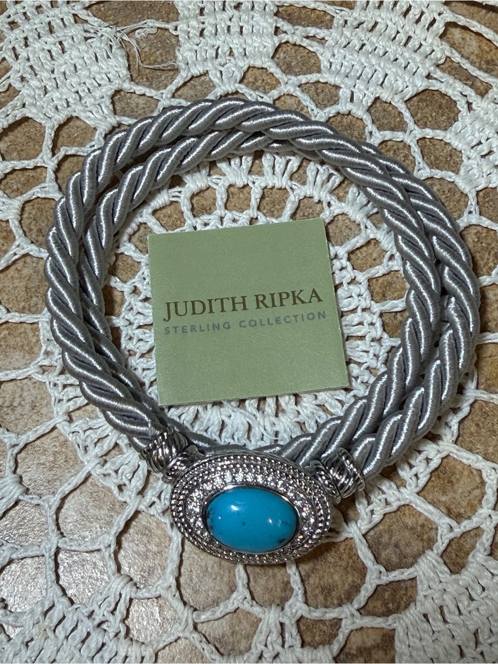 Judith Ripka turquoise necklace